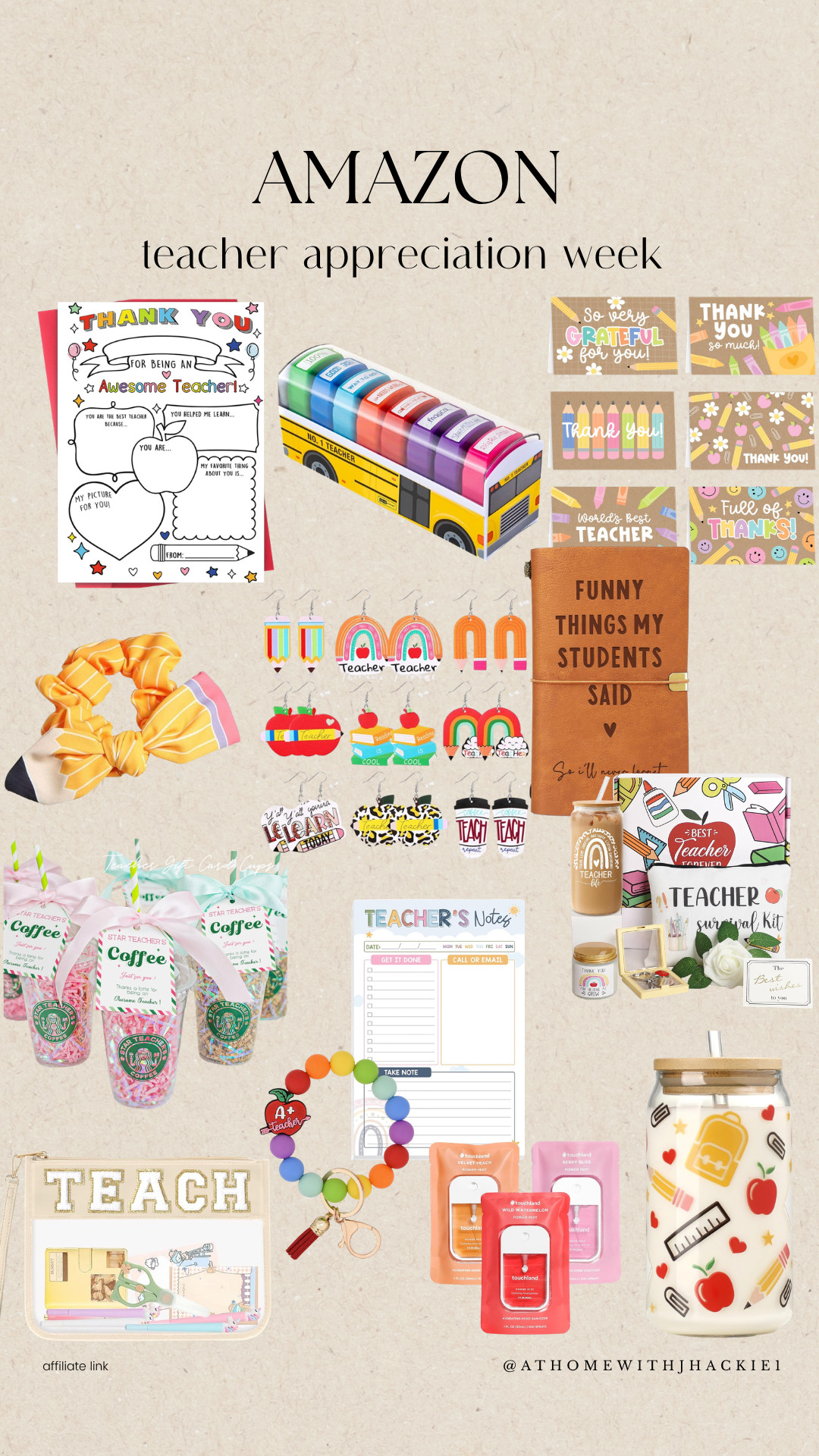 Teacher appreciation gifts, teacher appreciation week ideas, amazon teacher gifts, gifts for teachers amazon, teacher tumbler gift, teacher notepad gift, classroom thank you gifts, teacher gift basket ideas, personalized teacher gifts, teacher keychain gift, teacher earrings fun, teacher survival kit, thank you teacher card, teacher coffee gift, teacher desk gifts, end of year teacher gifts, cute teacher gifts amazon, preschool teacher gifts, elementary teacher gifts, teacher appreciation ideas 

 

#LTKdayinmylife #LTKmorningroutine #LTKSeasonal