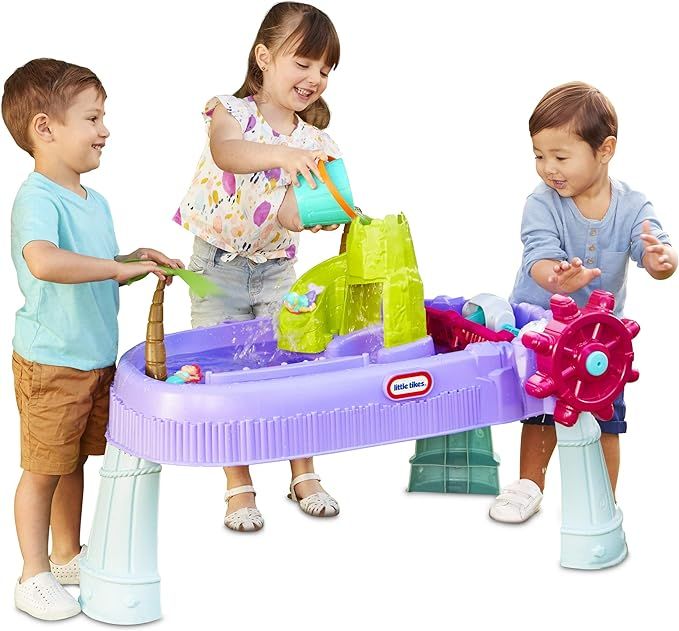 Little Tikes Mermaid Island Wavemaker Water Table with Five Unique Play Stations and Accessories,... | Amazon (US)