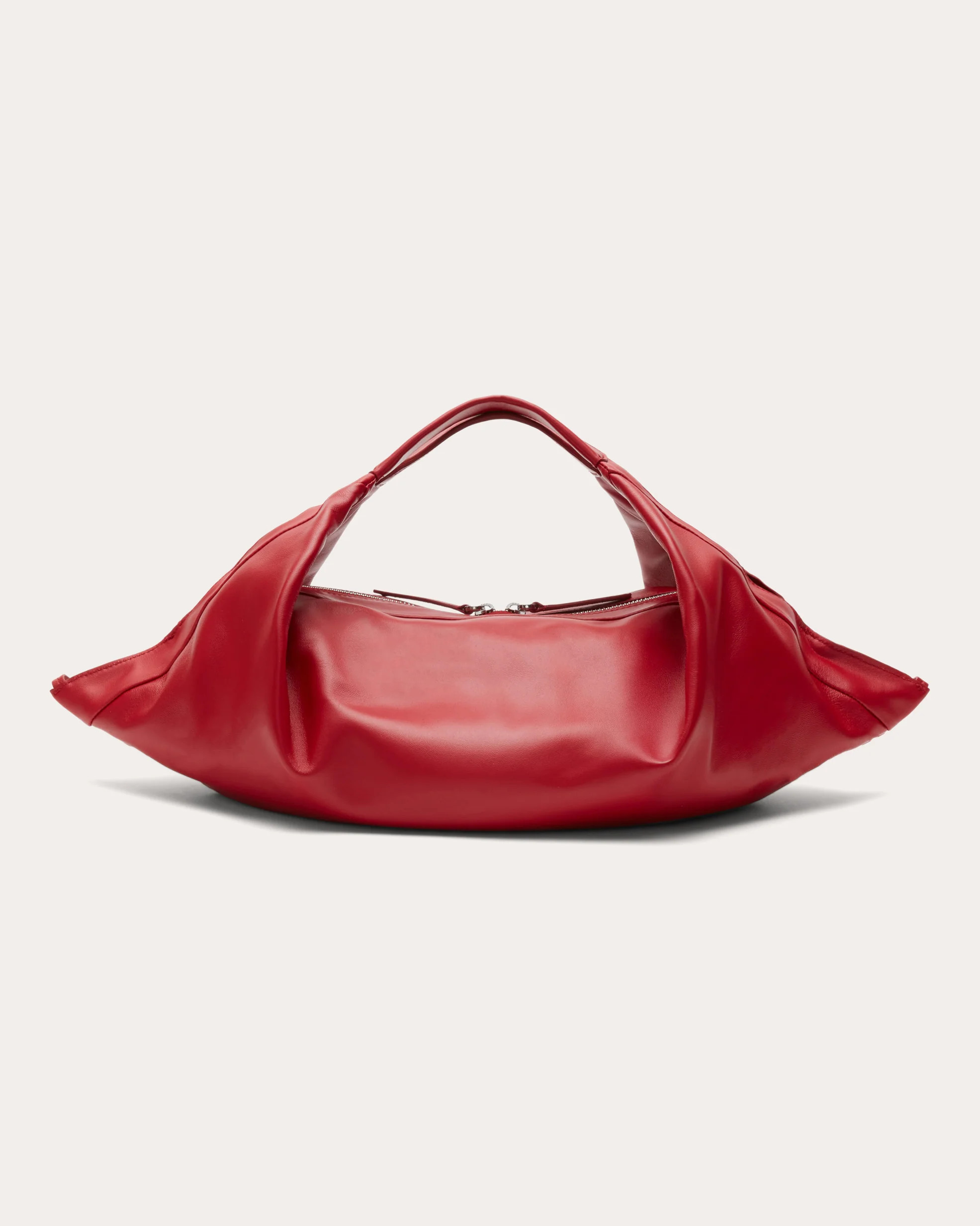 Luna Folded Leather Handbag | Olivela