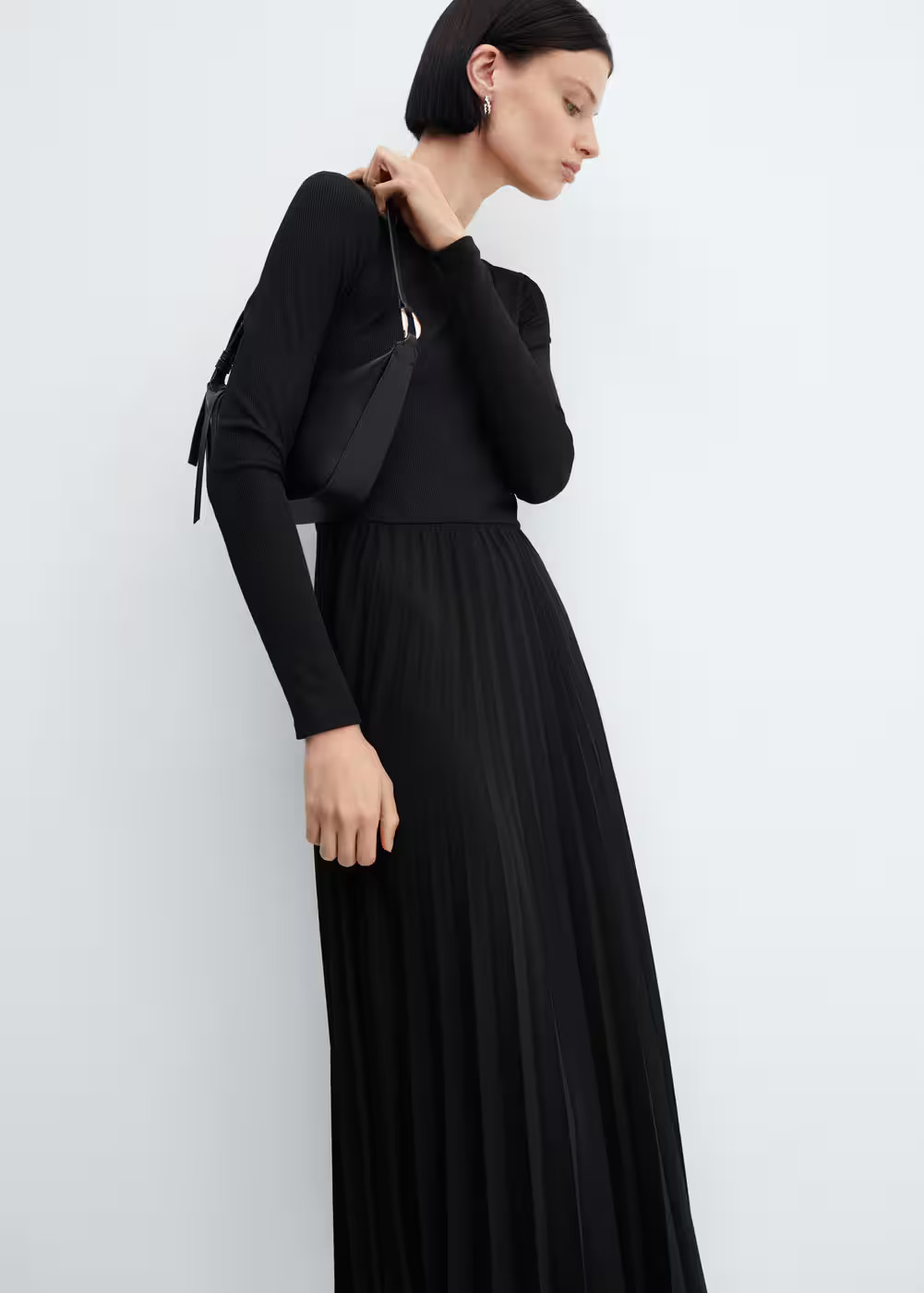 Pleated hem dress -  Women | Mango USA | MANGO (US)