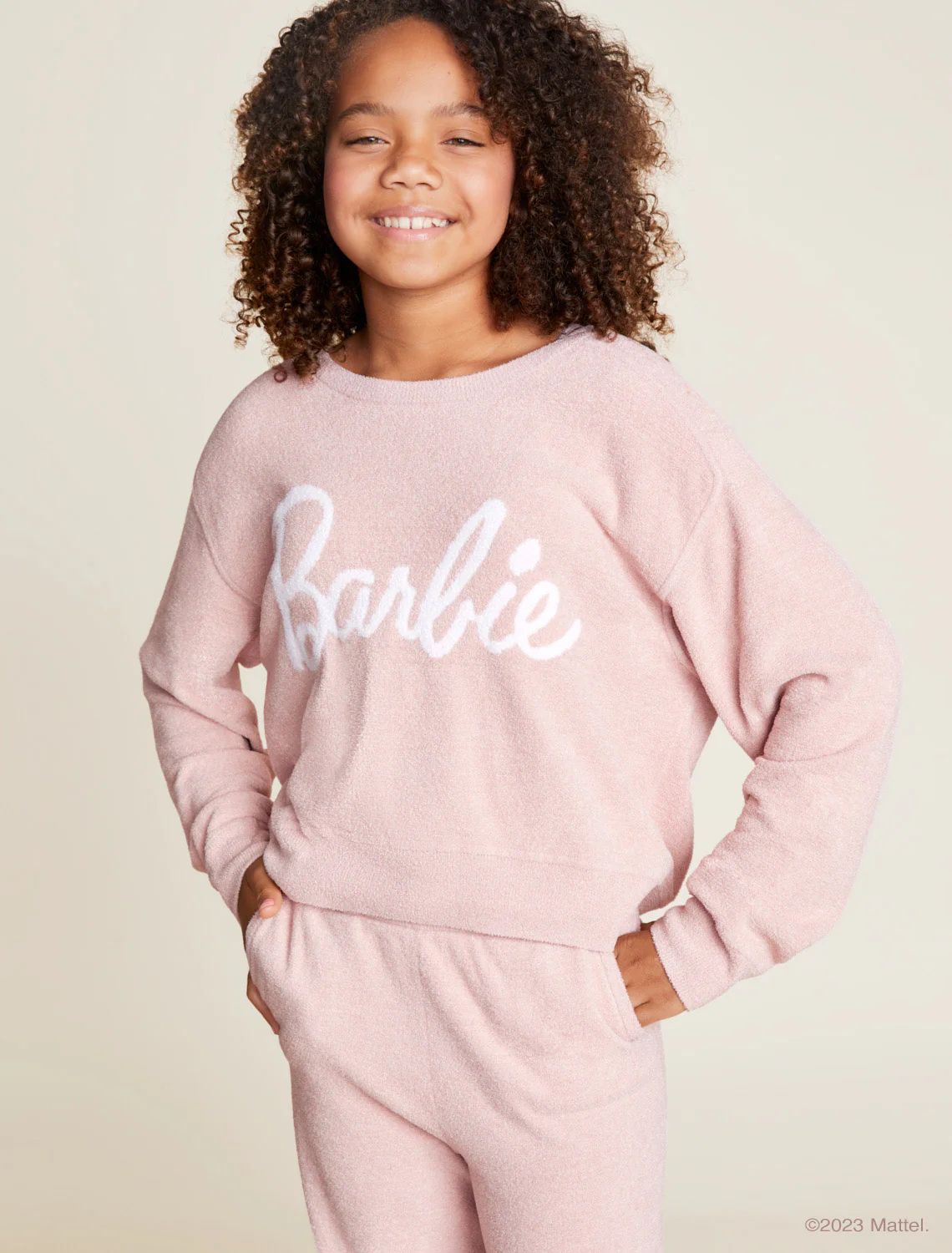 CozyChic Ultra Lite® Youth Barbie™ Pullover | Barefoot Dreams