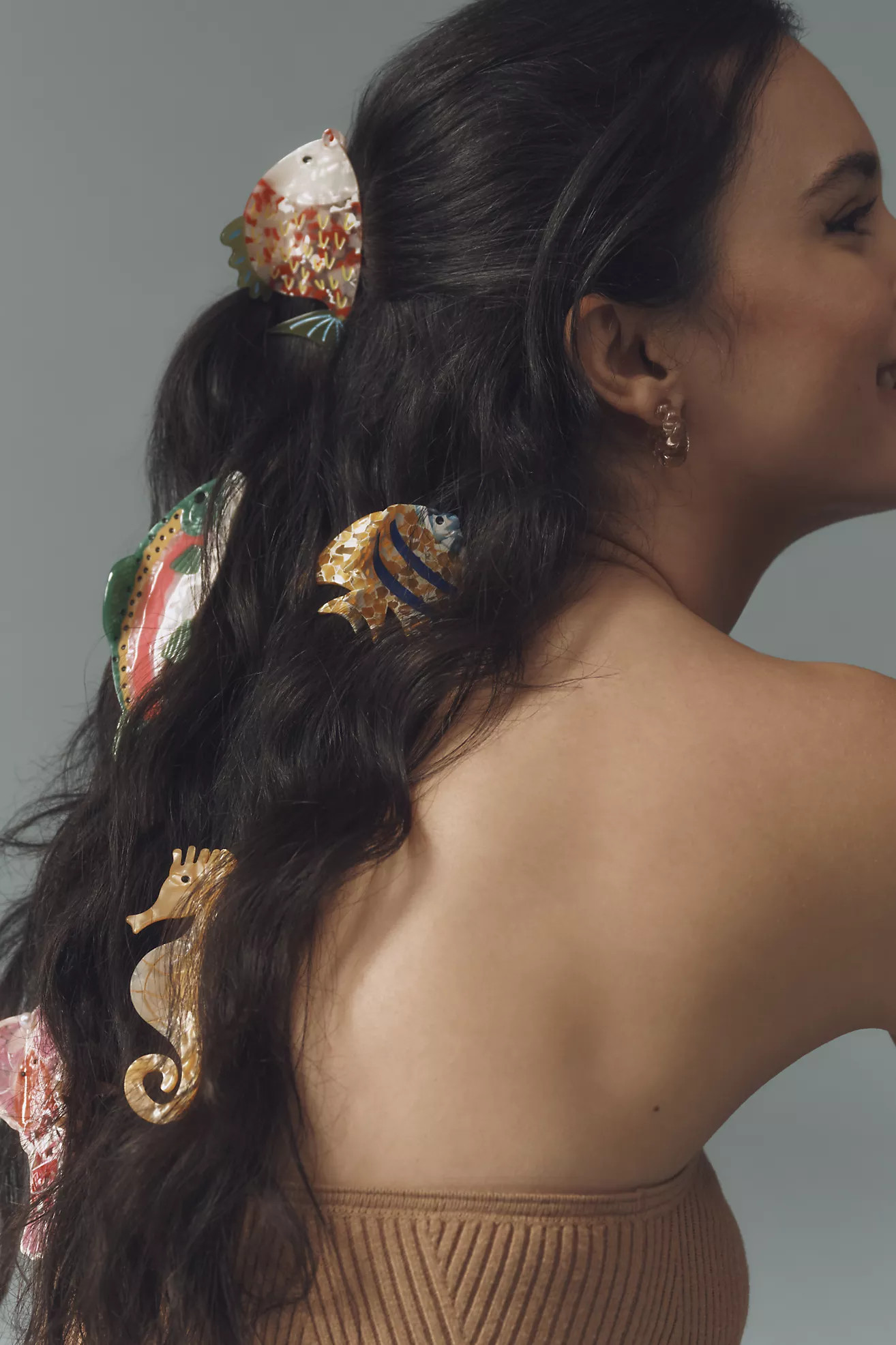 Fish Claw Clips, Set of 3 | Anthropologie (US)