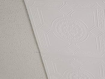 A La Maison Ceilings R30 Kensington Gardens Foam Glue-up Ceiling Tile (128 sq. ft./Case), Pack of... | Amazon (US)
