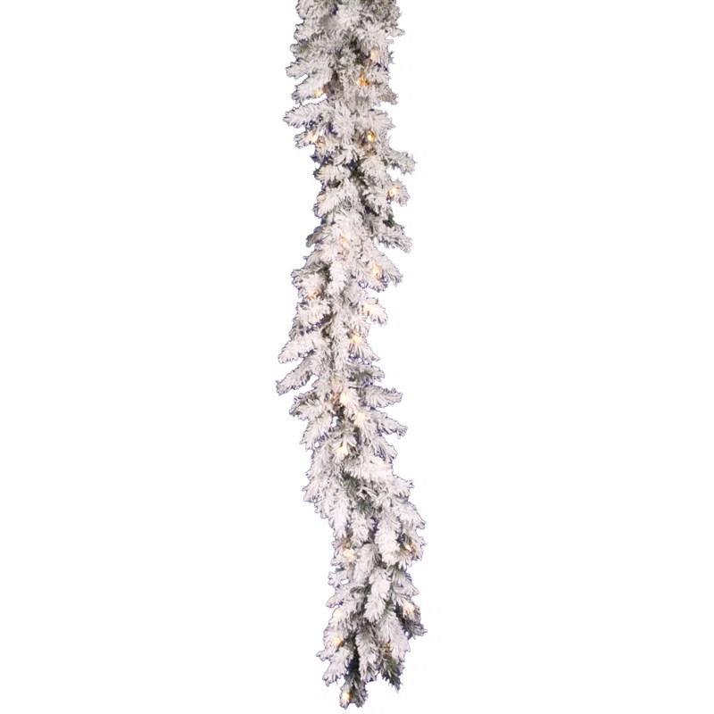Vickerman Artificial Flocked Alaskan Garland | Wayfair North America