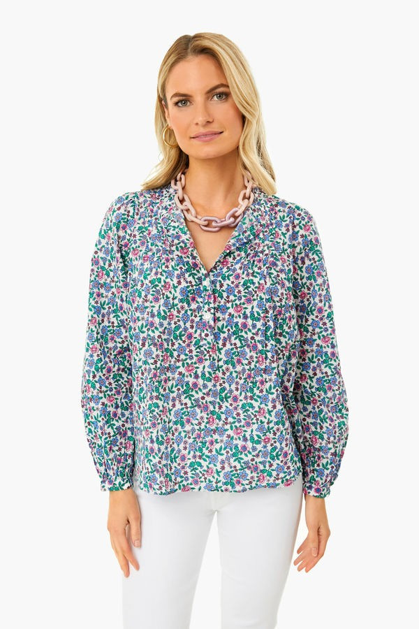 Hedgehog White Zora Top | Tuckernuck (US)
