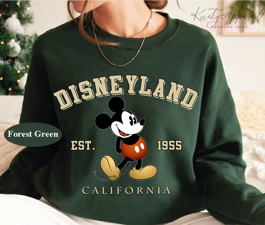 Disneyland Mickey Sweatshirt Disneyland Shirt Disneyland - Etsy | Etsy (US)