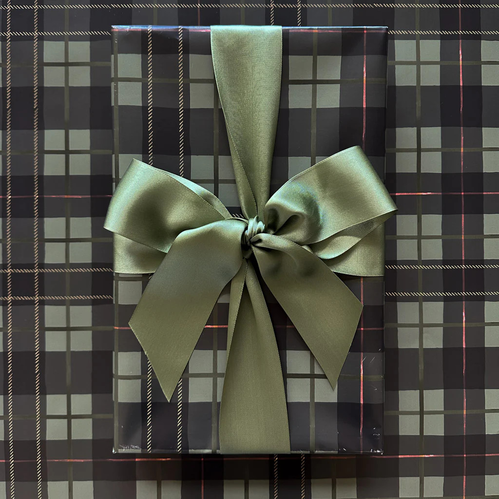 WINTER FOREST PLAID WRAPPING PAPER | Cooper at Home