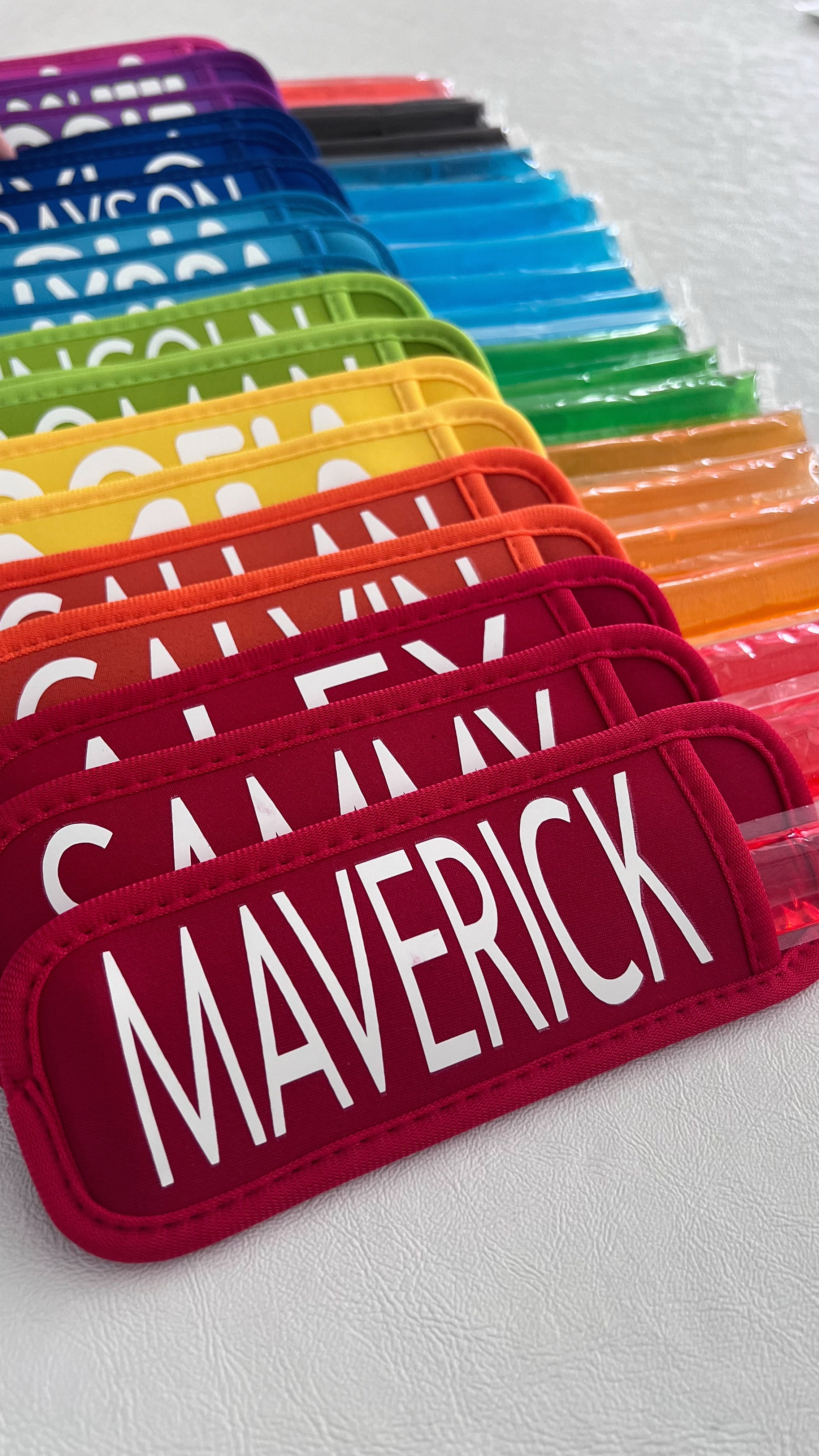 Personalized popsicle sleeves! These make great party favors or end of the year gifts for your child’s classmates☀️

#LTKFamily #LTKKids #LTKSeasonal