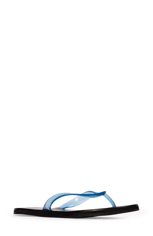 BLACK SUEDE STUDIO Jeli Flip Flop in Blue Pvc at Nordstrom, Size 6Us | Nordstrom