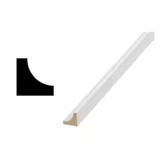 100 11/16 in. x  11/16 in. Finished MDF Cove Moulding (Sold by Linear Foot) | The Home Depot