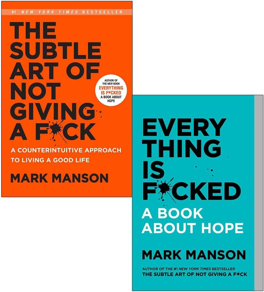 Mark Manson Collection 2 Books Set (The Subtle Art of Not Giving a F*ck, Everything Is F*cked) | Amazon (US)