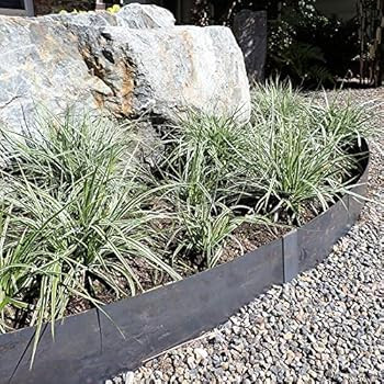 Edge Right - Hammer-in Landscape Edging - 48 inch Strips - 14-Gauge Cor-Ten Steel - 6 inch Depth ... | Amazon (US)