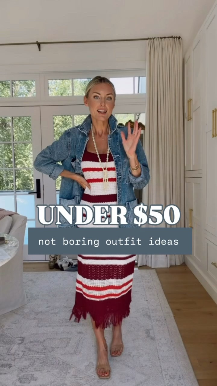 Sharing a few pieces I’m loving that are under $50! 👏🏼 I have especially really been loving my Target and Amazon finds lately! 

Loverly Grey, under $50, pre fall looks, fall outfits, fall finds, knit dress, denim jacket

#LTKSeasonal