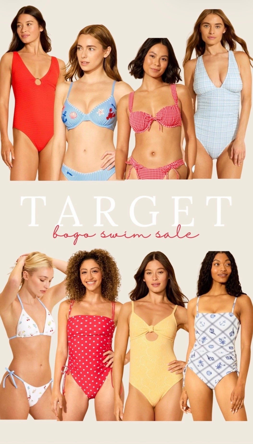 Target swimsuit new arrivals are so good this year ☀️👙
If you’re looking for cute and affordable swimsuits for women, Target just dropped the best new spring and summer swimwear. Think flattering one-pieces, trendy bikinis, high-waisted bottoms, and bright colors perfect for beach days, pool days, spring break, and summer vacations.
These are some of my favorite Target swim finds that look high-end but are budget friendly. Perfect if you’re searching for a modest swimsuit, mom-friendly one piece, or trendy bikini set that’s comfortable and flattering.
Tap to shop the new Target swimsuits for spring and summer before sizes sell out.
#targetstyle #targetswim #targetfinds #swimsuitseason #targetnewarrivals #summerstyle #beachstyle #poolday #affordablestyle #momstyle #ltkstyle #ltkfashion #ltkfinds #targetfashion 

#LTKSpringSale #LTKSwim #LTKTravel