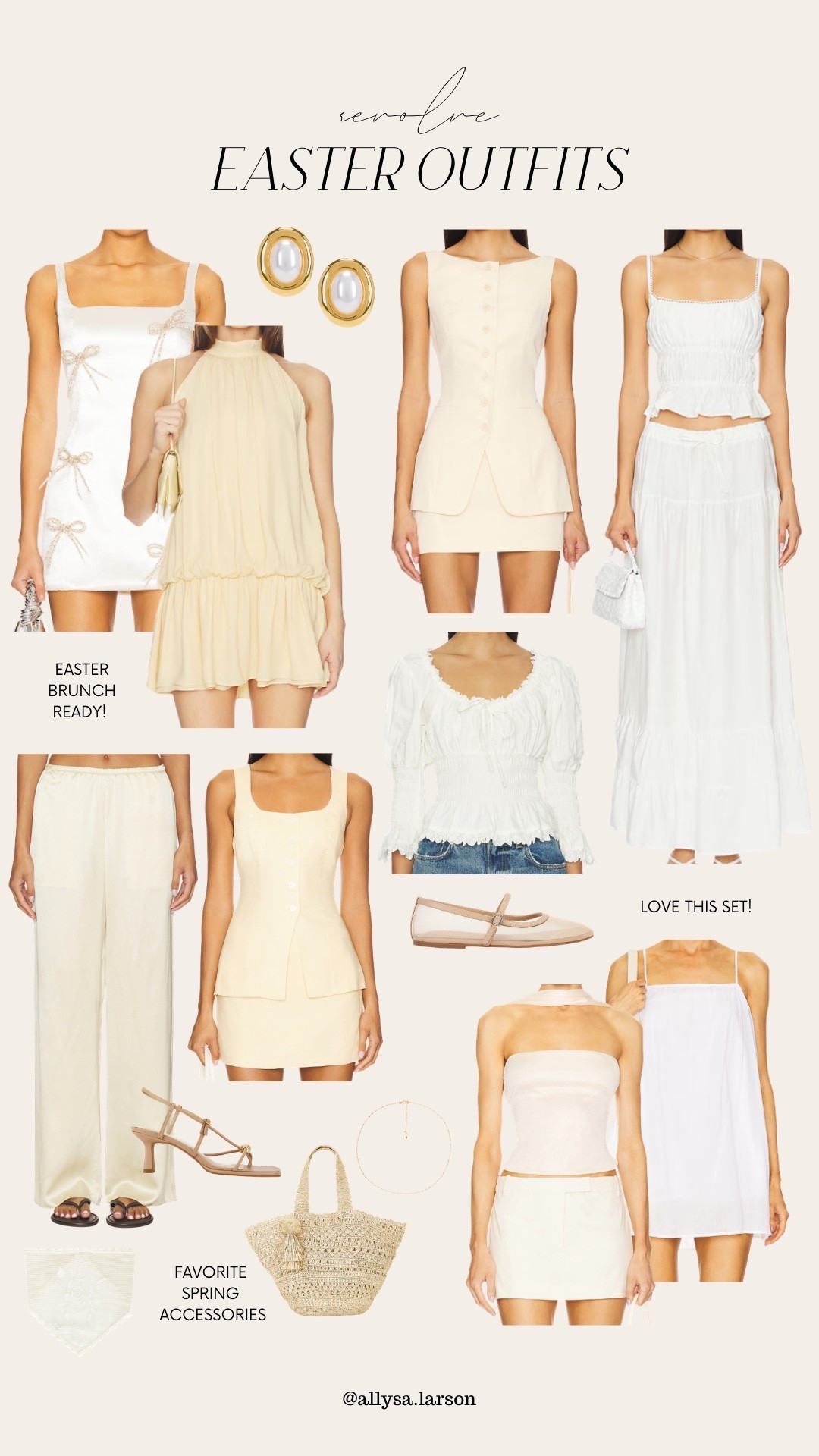 Sharing some of my favorite outfits and accessories for Easter from revolve 

#LTKootd #LTKSeasonal