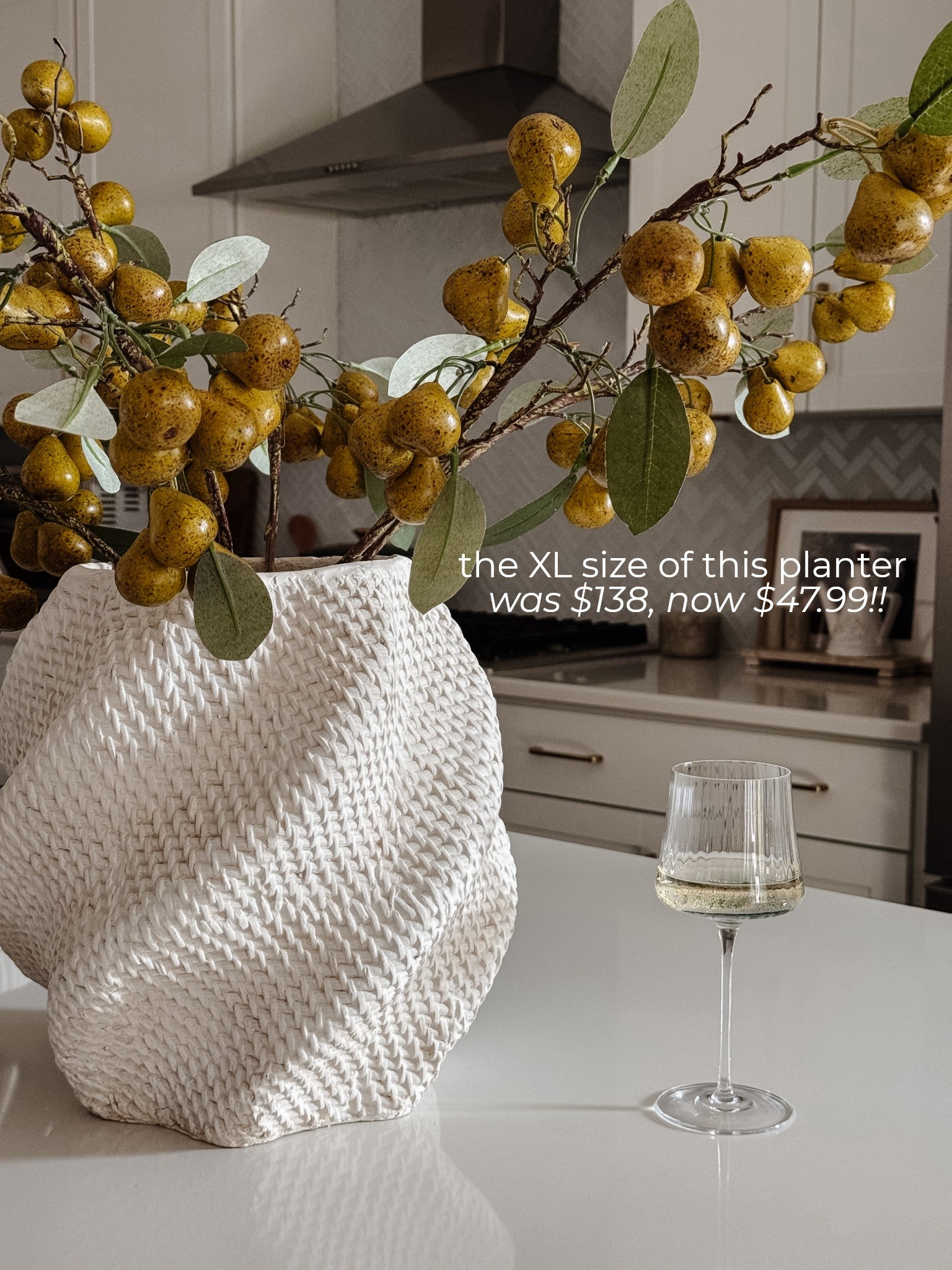 I have the large (shown here) and I paid more than the XL size is now on sale for! It’s an extra 50% off its sale price! It’s indoor/outdoor friendly (no drainage hole) & would be such a great planter for an indoor faux tree!



#LTKSaleAlert #LTKHome