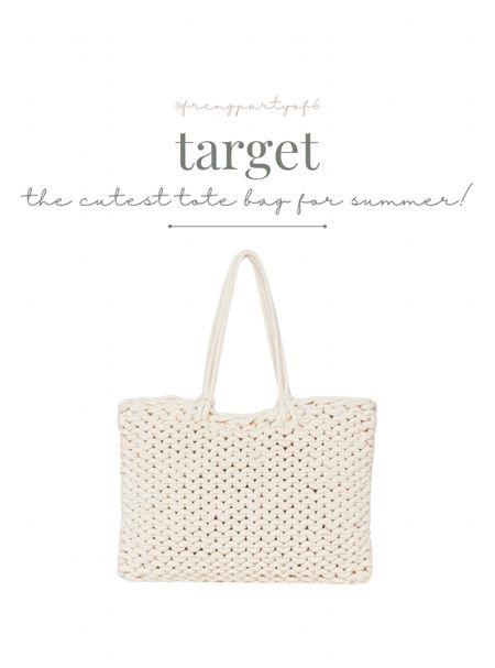 The cutest tote bag for summer! 20% off and under $30.

#LTKunder50 #LTKsalealert #LTKitbag