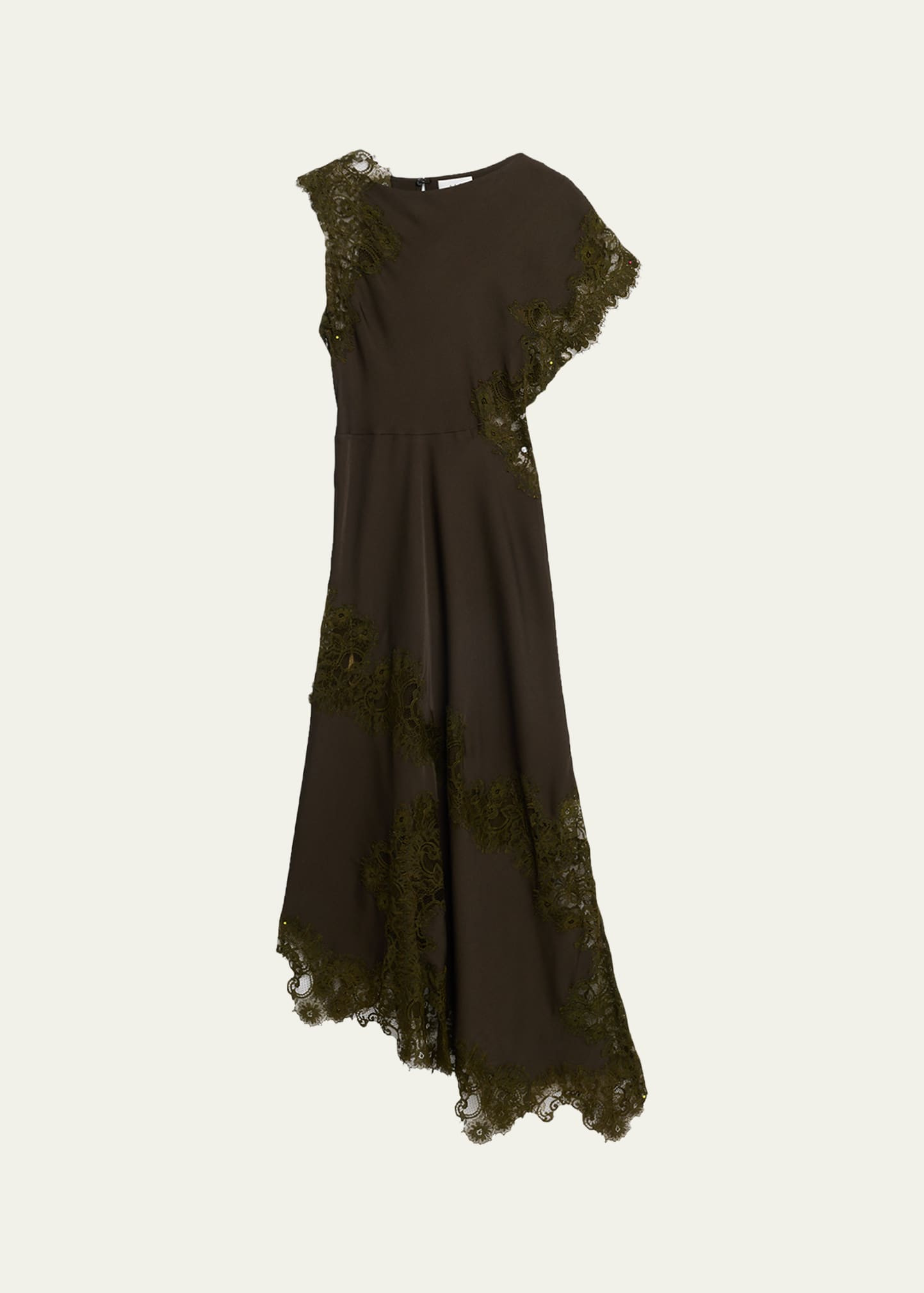A.L.C. Alessia Satin and Lace Maxi Dress | Bergdorf Goodman