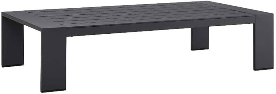 Modway Tahoe Aluminum Outdoor Patio Coffee Table in Gray | Amazon (US)