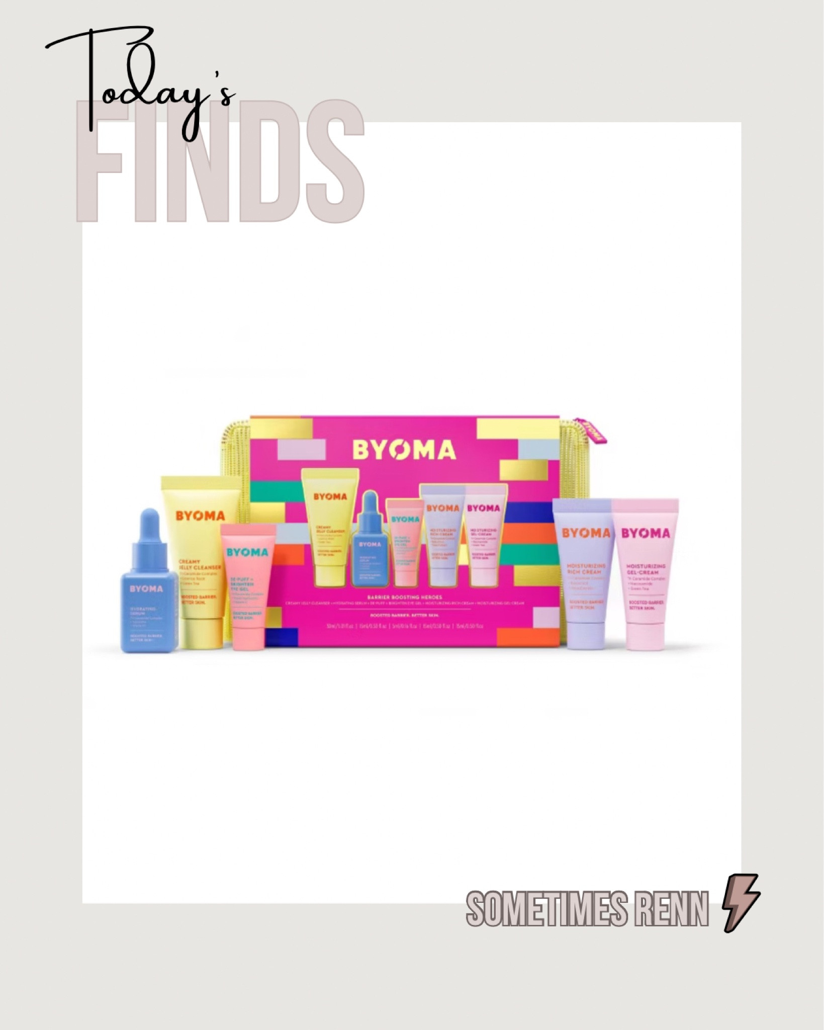 This skincare set comes with a gift bag / byoma 

#LTKGiftGuide #LTKHoliday #LTKBeauty