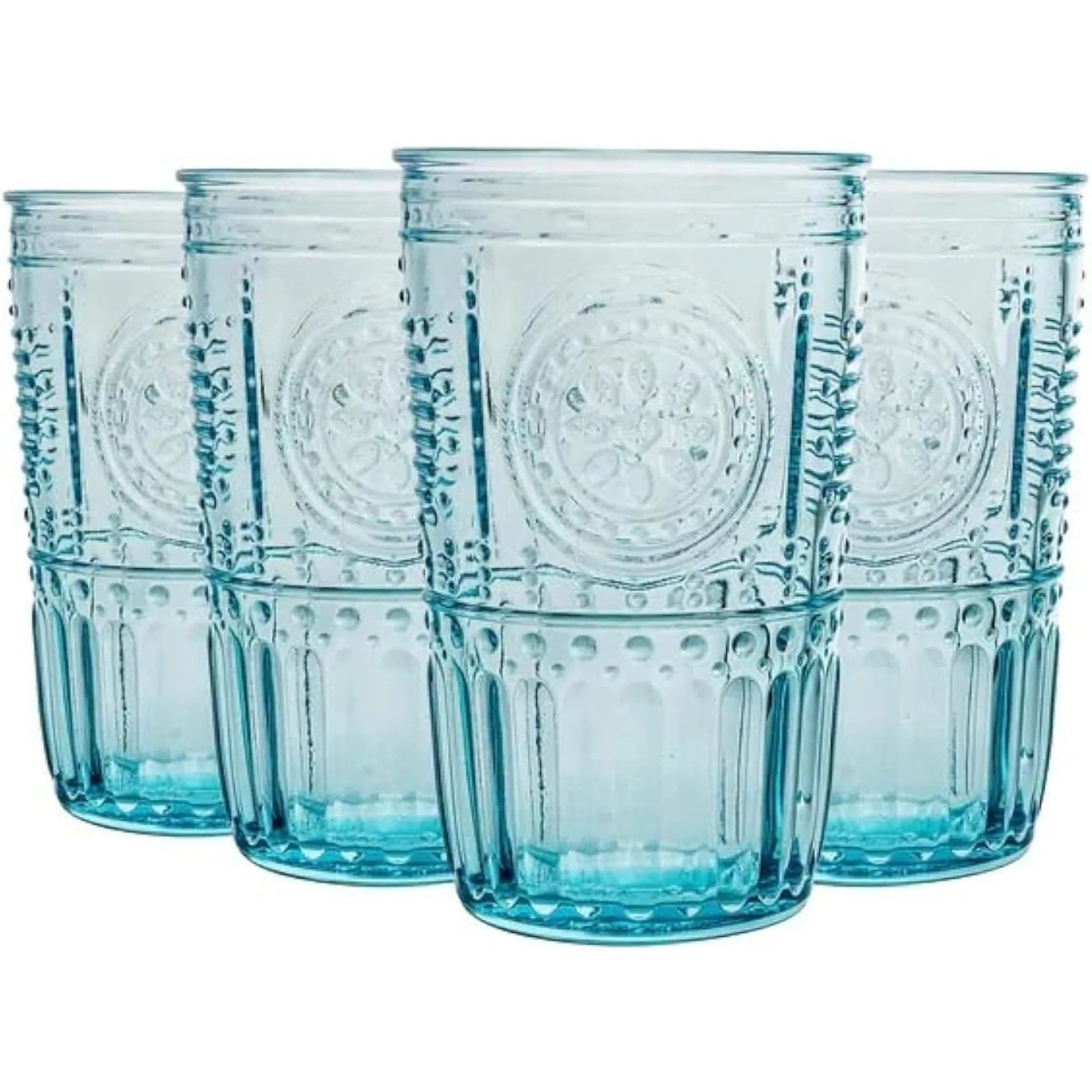 Bormioli Rocco Set of 4 Romantic Cooler Glasses - 16 oz. - Overstock - 38339472 | Overstock