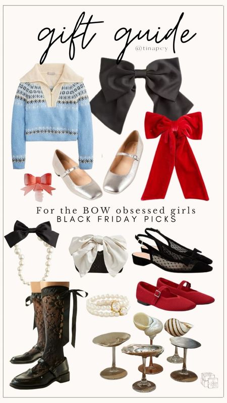 Holiday gift guide for the girls obsessed with all things bows! 

Holiday gift guide/Black Friday deals for the girls who love all things bows. 

Up to 50% select items. 



#LTKHoliday #LTKGiftGuide #LTKCyberWeek