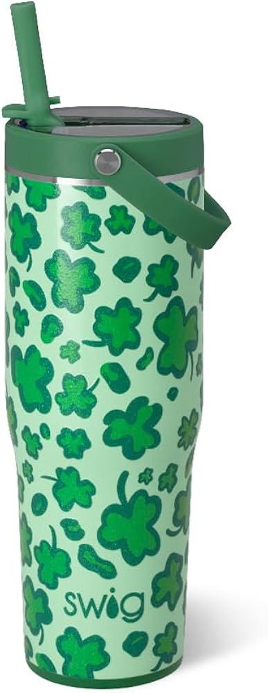 Swig Life 30oz Leak Proof To-Go Tumbler, 30oz Leak Proof Water Bottle with Handle and Straw, Larg... | Amazon (US)