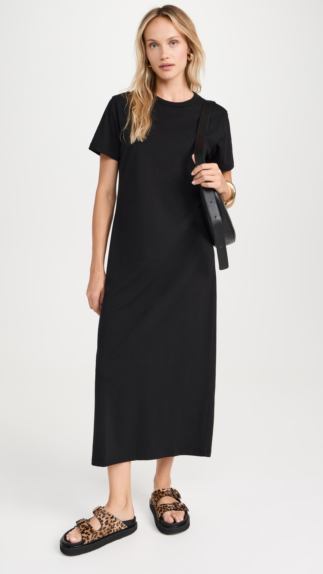 Sold Out NYC The Perfect Tee Dress Black XS | Shopbop