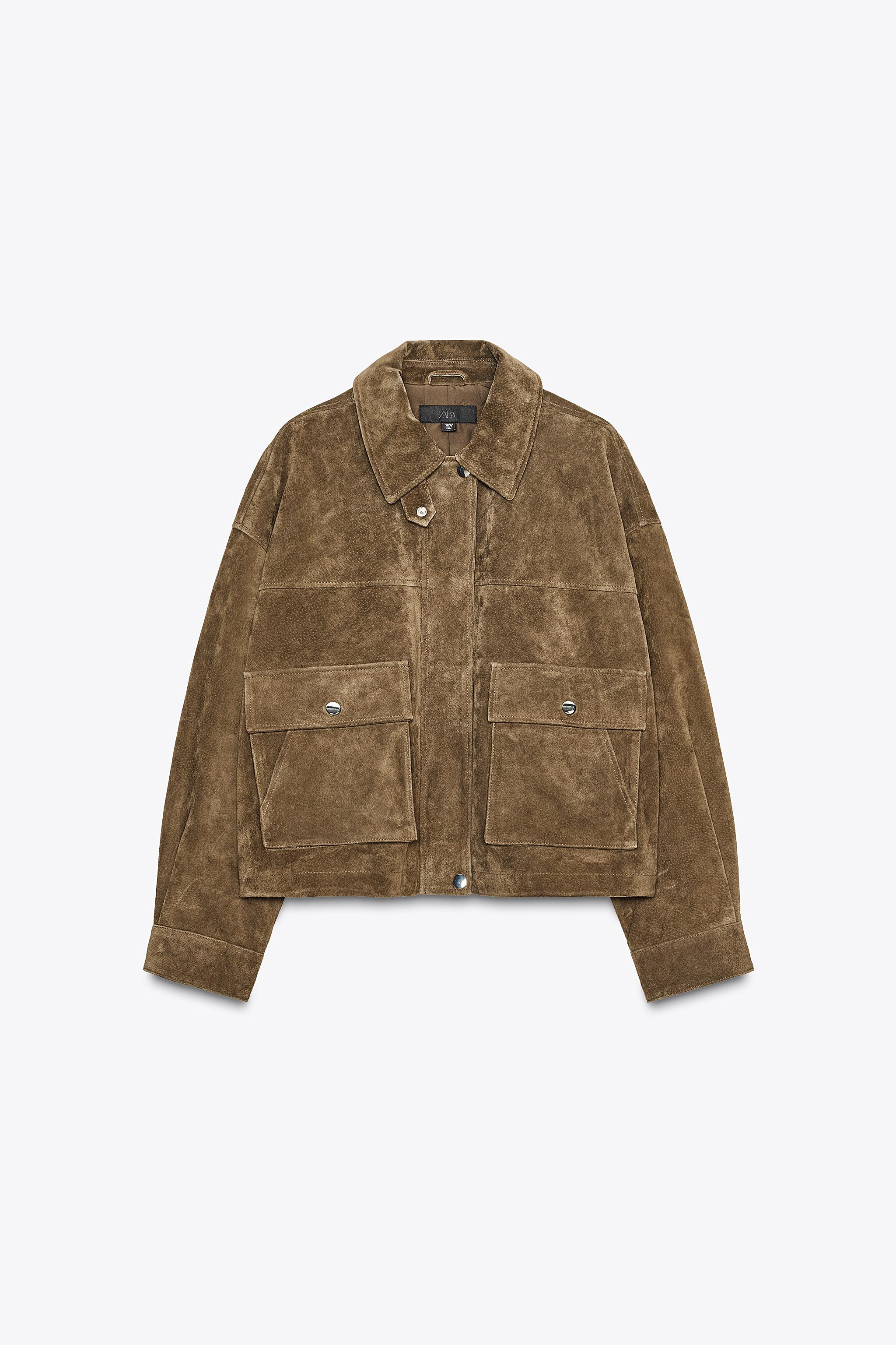 100% LEATHER BOMBER JACKET | Zara UK