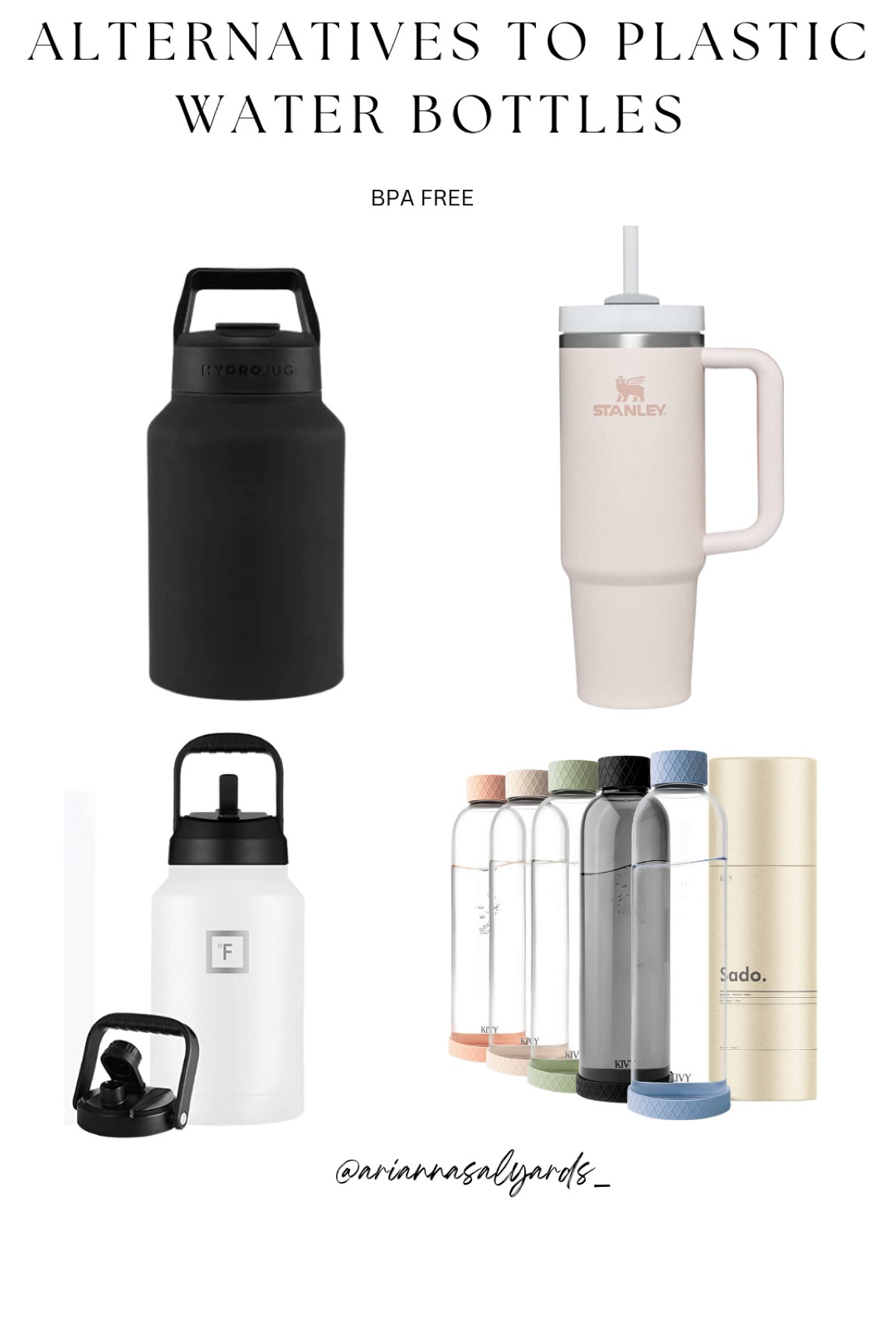 My favorite alternative to plastic water bottles! 

#LTKunder50 #LTKGiftGuide #LTKfit