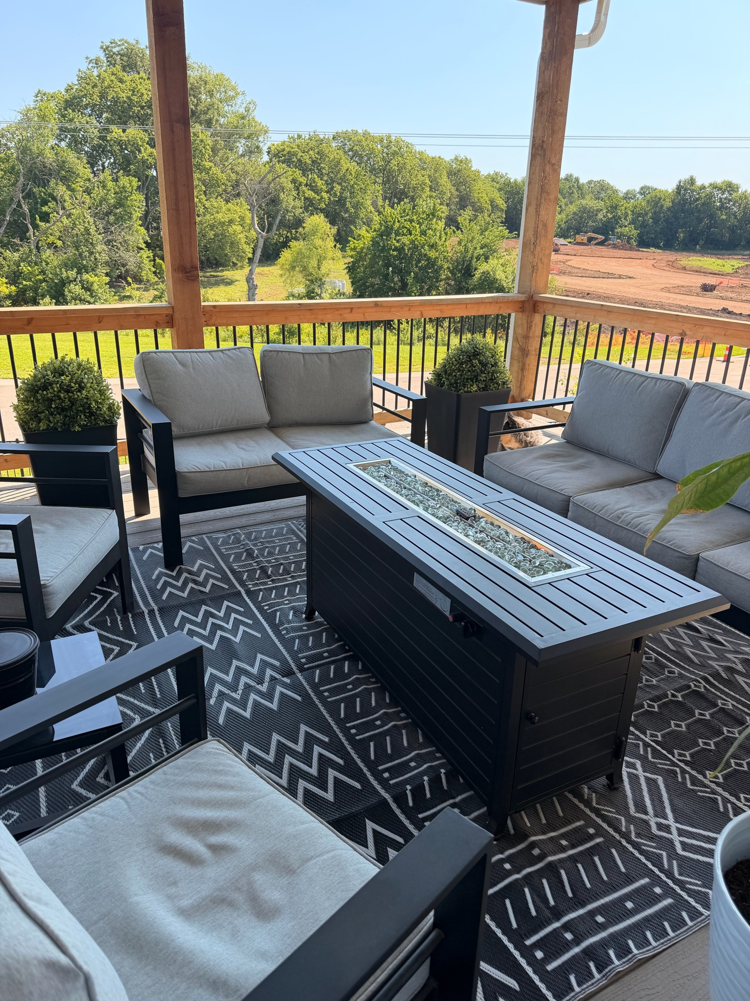 #AD We’ve had this patio set for over a year now and absolutely love it! So much room to host friends and family and the fire pit really completes the vibe! Shop these finds and similar at @Wayfair  #wayfair #wayfairpartner  #wishyouwerehere #outdoor 

#LTKHome