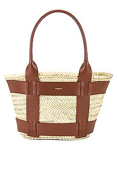 DeMellier London Santorini Tote in Cognac from Revolve.com | Revolve Clothing (Global)