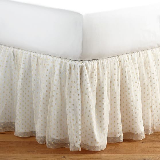 The Emily & Meritt Tulle Tutu Bedskirt | Pottery Barn Teen