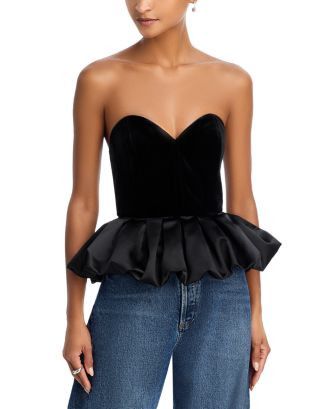 Strapless Velvet Top - Exclusive | Bloomingdale's (US)