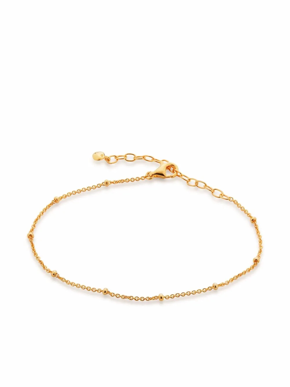 Monica Vinader fine beaded chain bracelet - Gold | Farfetch Global