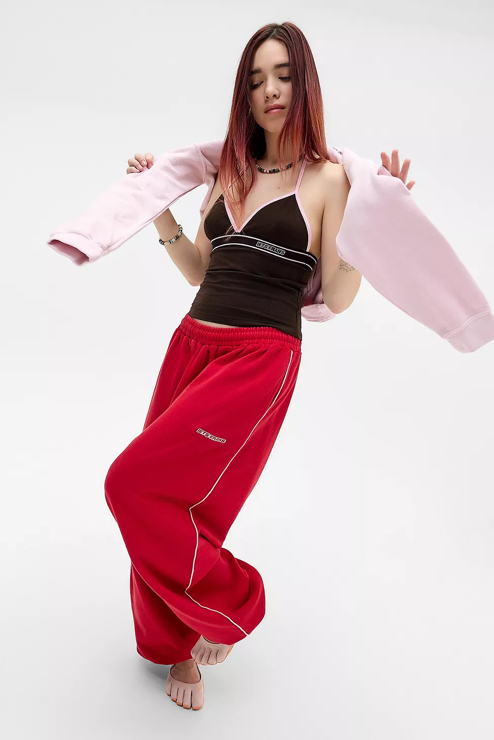 iets frans... Rouge Harri Baggy Jogger | Urban Outfitters UK