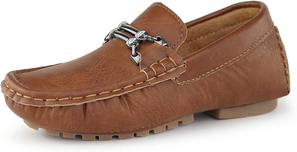 Hawkwell Kids Casual Penny Loafer Moccasin Dress Driver Shoes(Toddler/Little Kid/Big Kid) | Amazon (US)