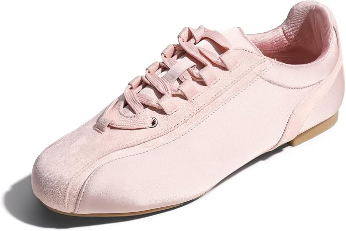 FEVERSOLE Women's Fashion Cushion Padded Ballet Flats Comfort Casual Soft Fabric Ballerina Sneake... | Amazon (US)