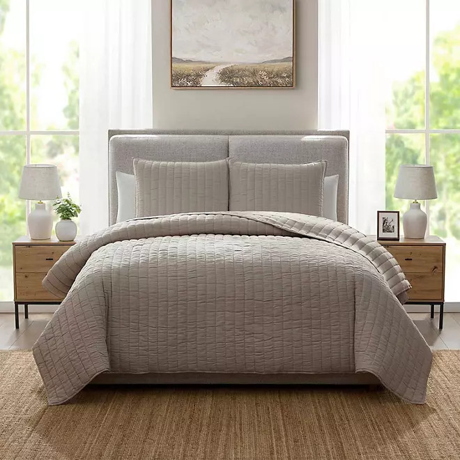 details by Becki Owens Poly Cotton Gauze 3-Piece Quilt Sets, Assorted Designs - Sam's Club | Sam's Club