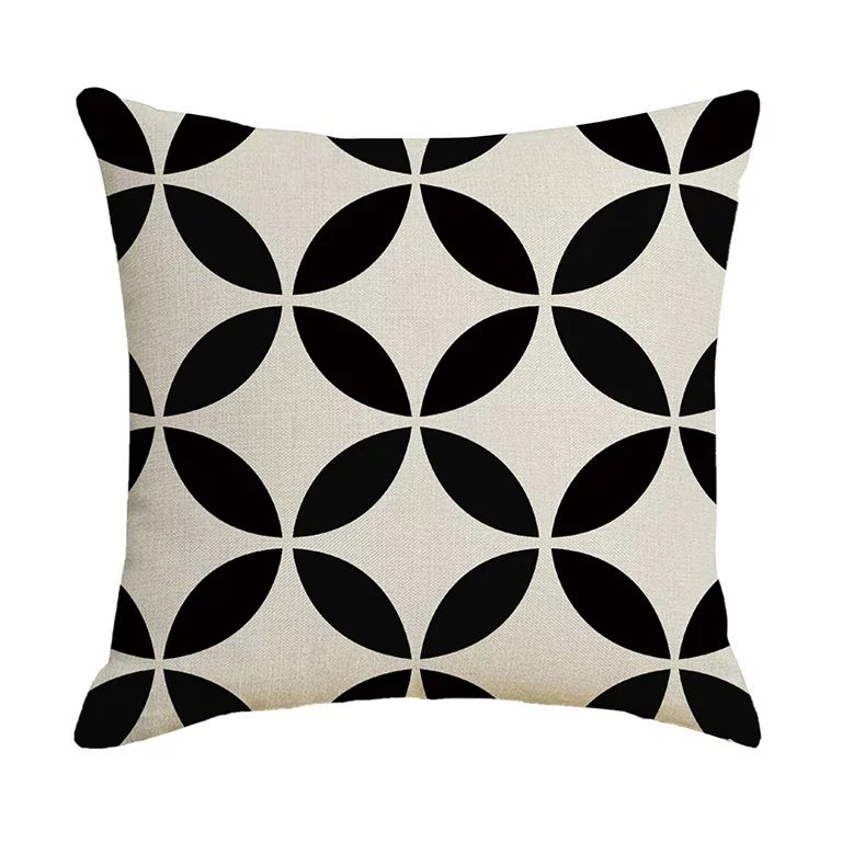 Black White Waterproof Hugging Pillow Household Design Pattern Sand Pillow | Walmart (US)
