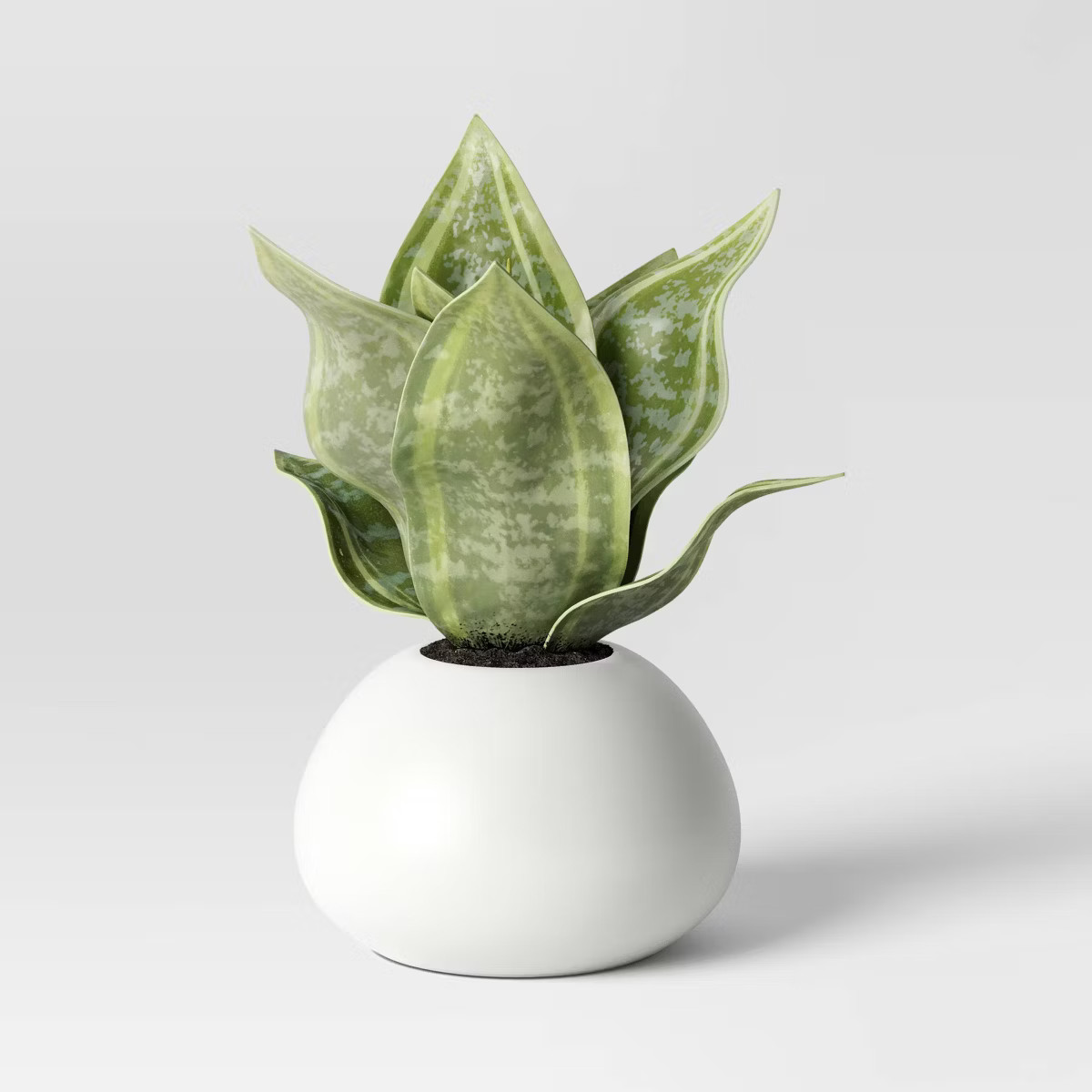 4.5" Mini Tabletop Snake Artificial Plant - Threshold™: Ceramic Pot, Indoor/Outdoor Decor | Target