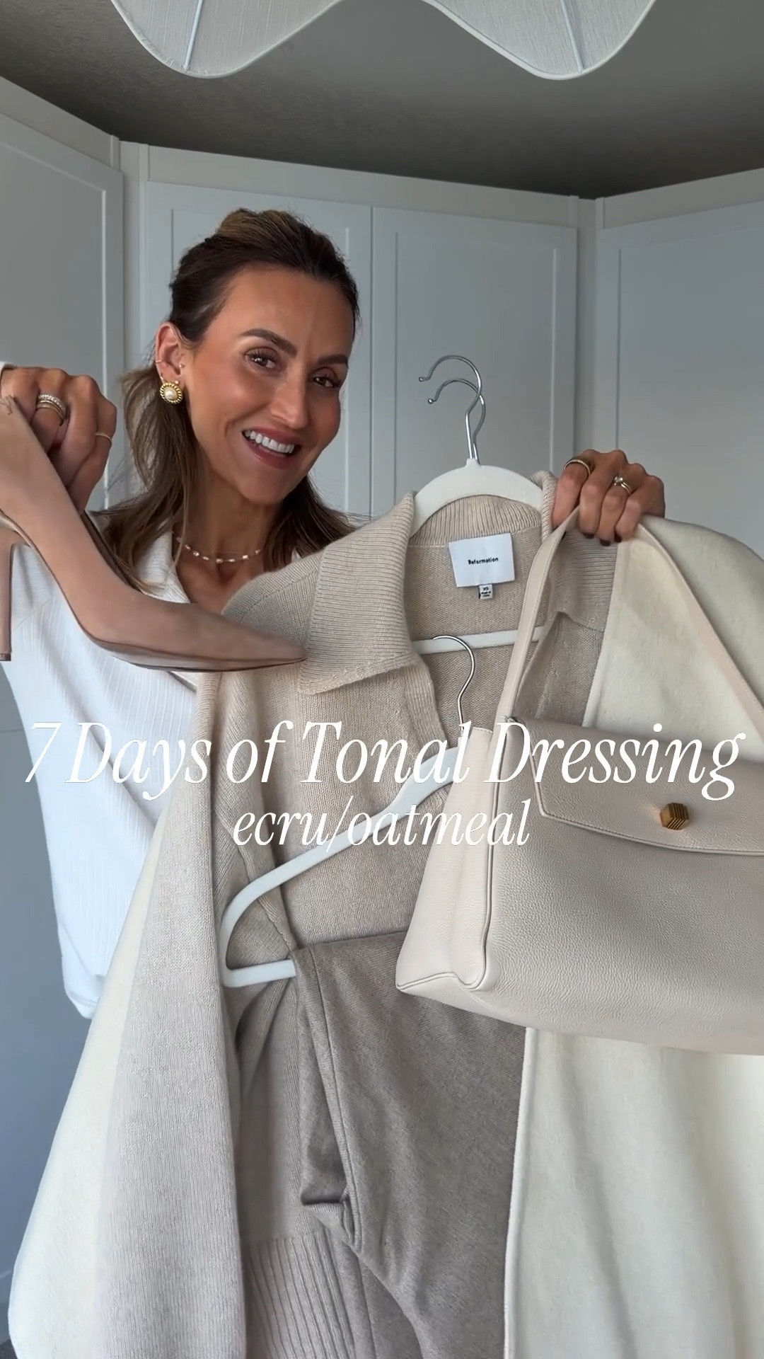 Day 6 of 7 Tonal Dressing 🍨🍂 I had sage in mind to share today but when this entire look arrived at my doorstep I couldn’t help myself 🫣 hope you love it’s as much as I do! 

Comment SHOP and I’ll send you a DM with all of the links to shop 💫 you can always check my stories for direct links, highlights or shop via link in my bio! 

Wool pants, oversized cashmere polo sweater, scarf cape, khaite tote bag, fall outfit, fall chic outfit idea, thanksgiving outfit 


#LTKHoliday #LTKItBag #LTKStyleTip