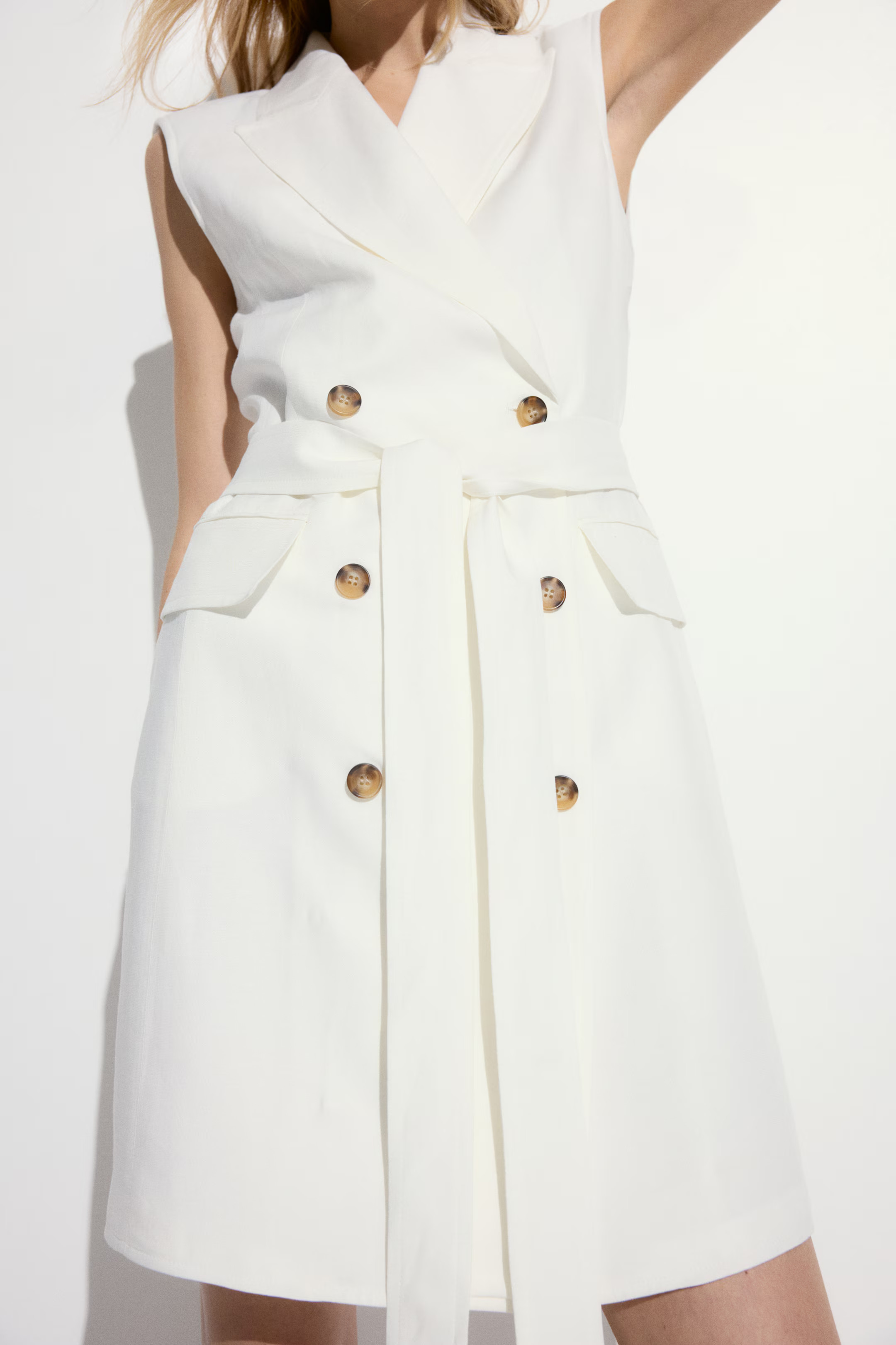 Linen-blend Jacket Dress | H&M (US + CA)