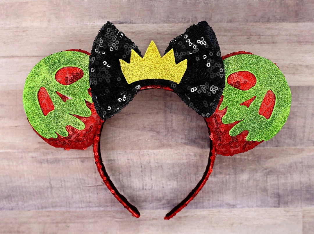Poison Apple Ears Mickey Ears Evil Queen Ears Snow White - Etsy | Etsy (US)