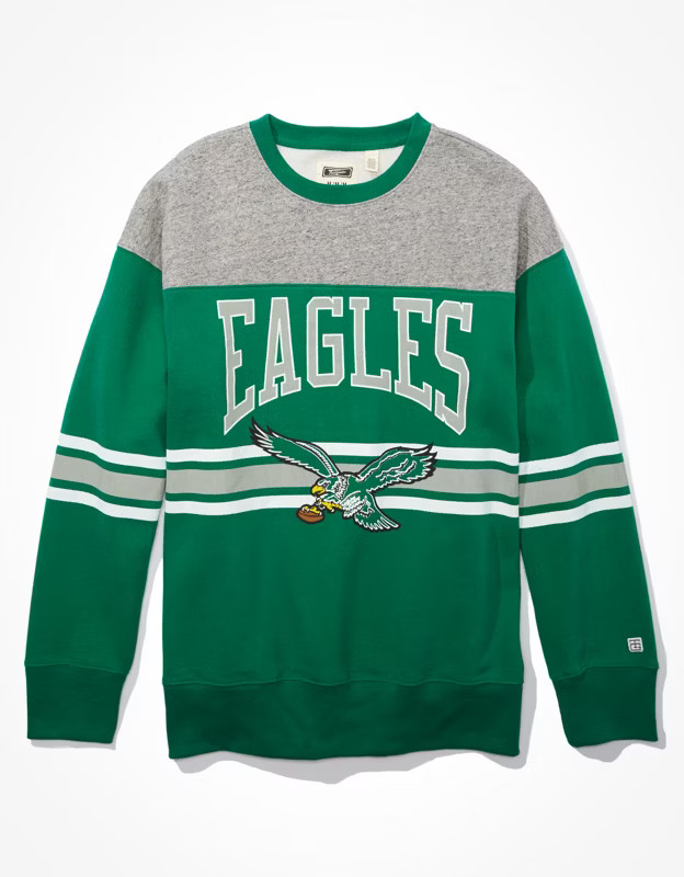 Tailgate Men's Philadelphia Eagles Colorblock Sweatshirt | American Eagle Outfitters (US & CA)