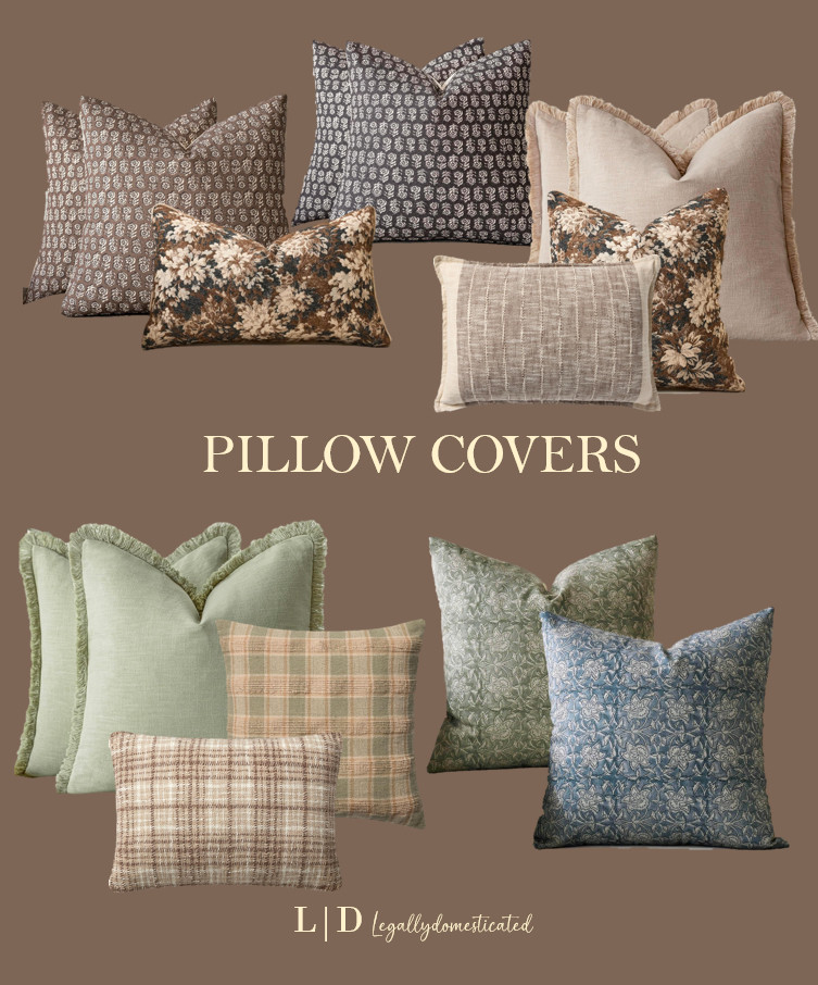 vintage vibe pillow covers. Love these Amber Lewis look covers.  

 #LTKSeasonal #LTKHome #LTKSaleAlert
