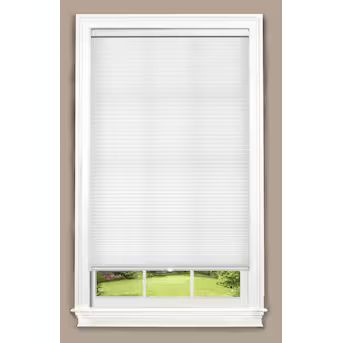 allen + roth 39-in x 64-in White Light Filtering Cordless Cellular Shade Lowes.com | Lowe's