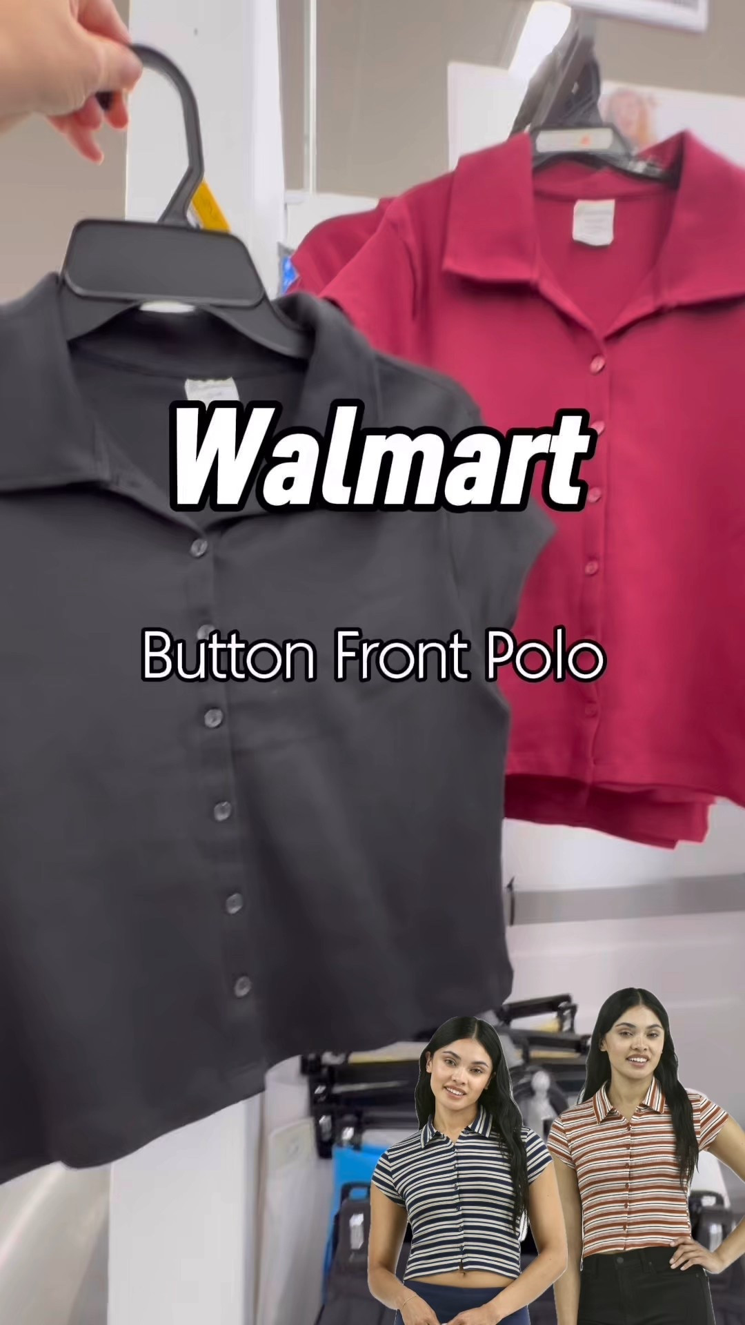 No Boundaries Button Front Cropped Striped Polo Shirt

#LTKStyleTip #LTKFindsUnder50