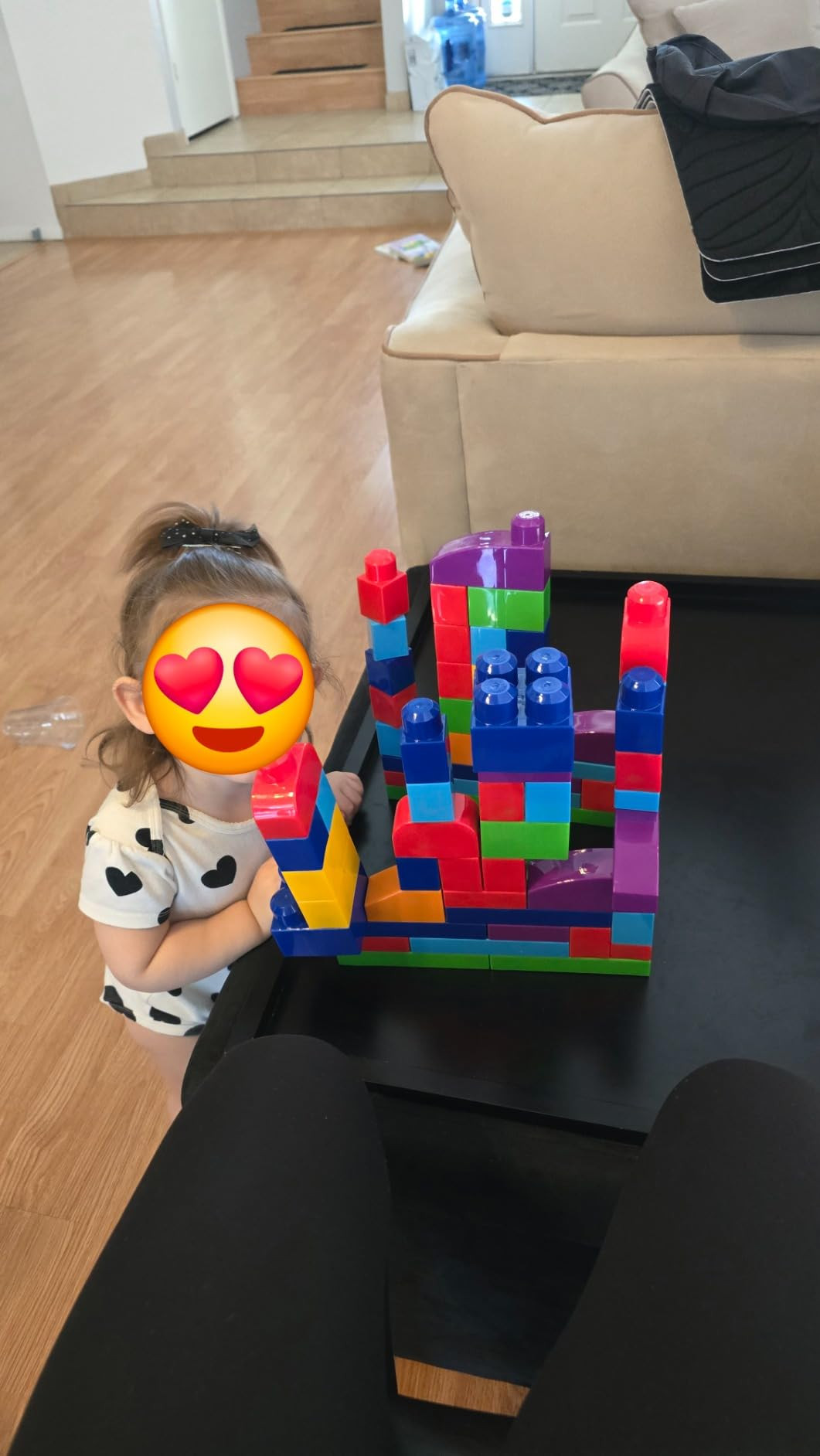 MEGA BLOKS First Builders Toddler Blocks Toys Set, Big Building Bag with 80 Pieces and Storage, P... | Amazon (US)