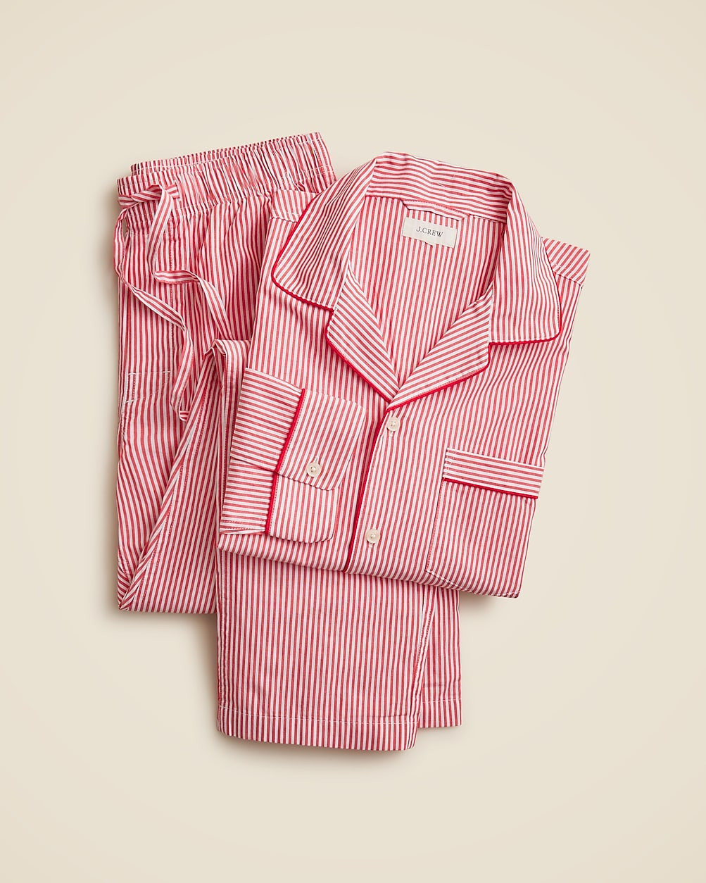 Pajama set in cotton poplin | J. Crew US